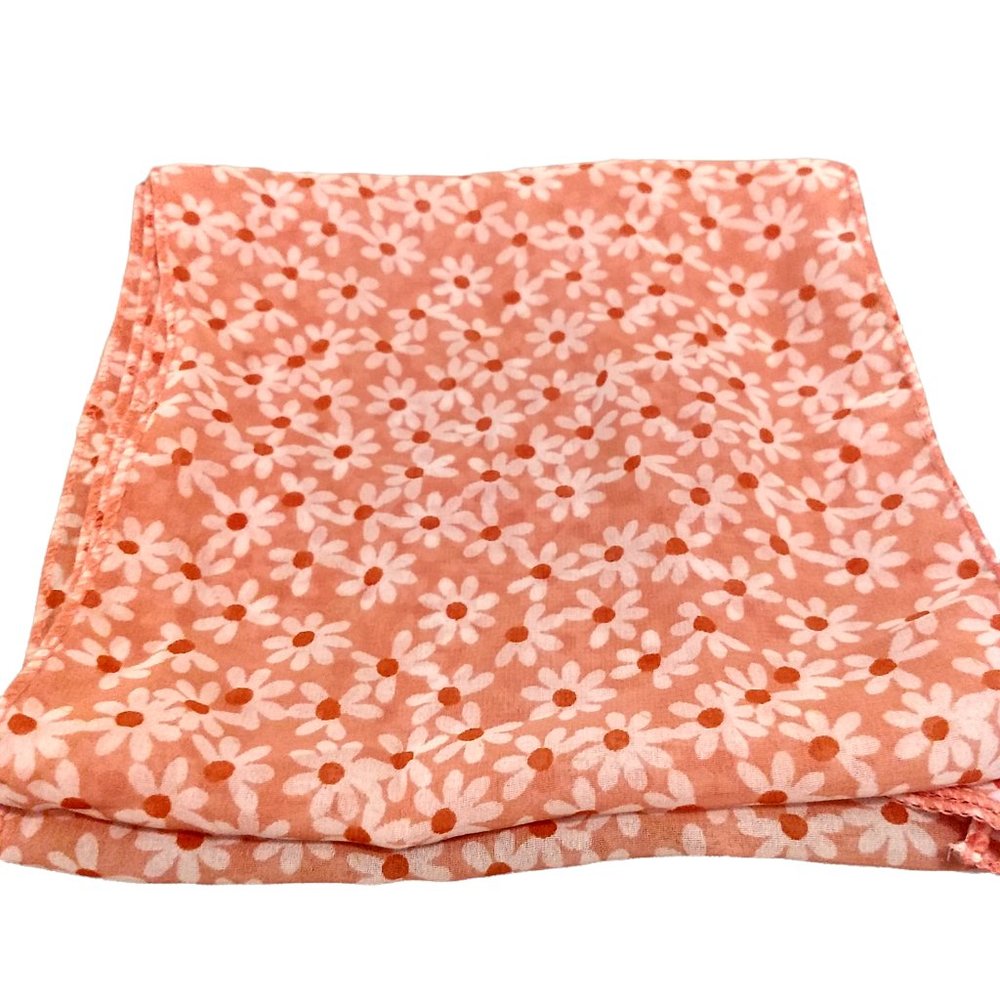 Light Peach Orange Scarf - Picture 2 of 4